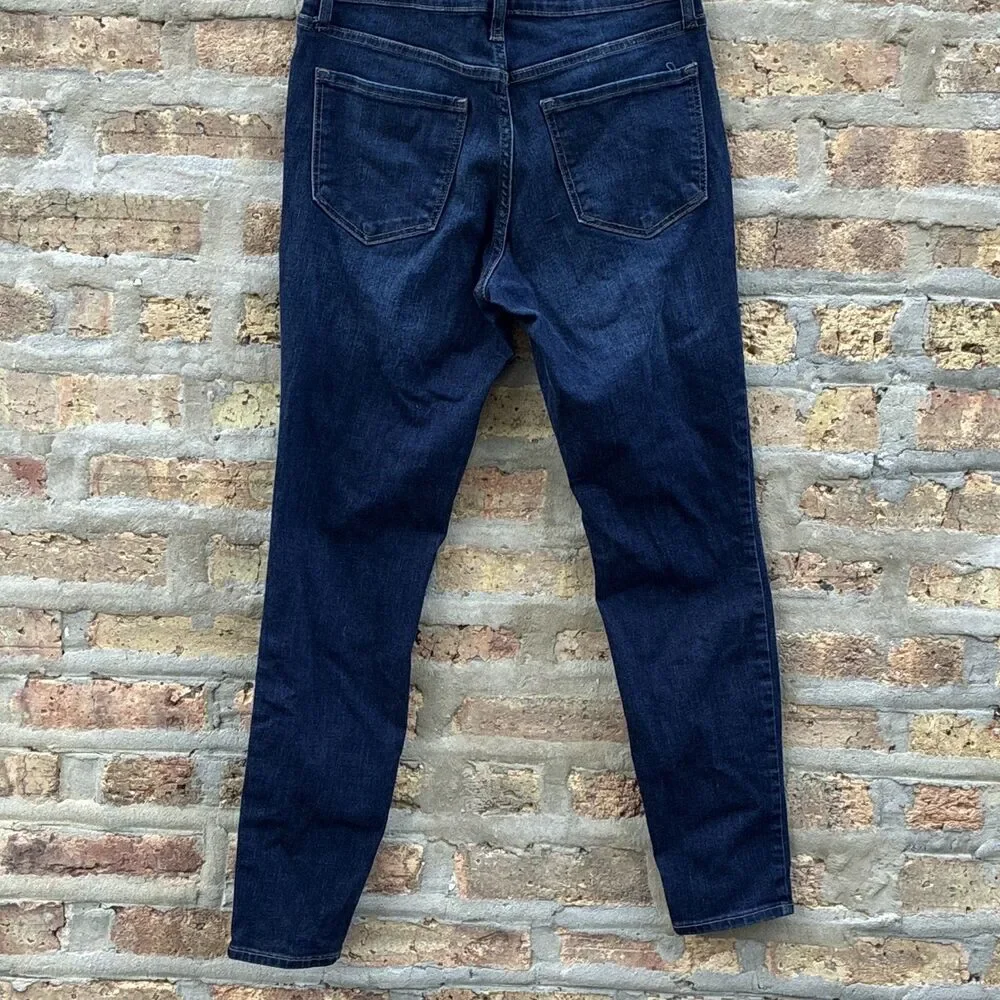 Old Navy Rockstar Girls Mid-Rise Super Skinny Skinny Blue Jeans Size 10